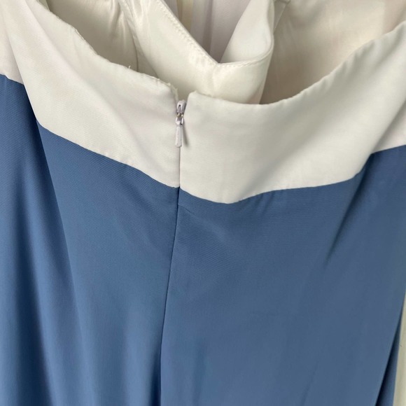 JJ’s House Empire Halter Floor-Length Chiffon Evening Dress - Picture 7 of 14